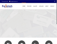 Tablet Screenshot of exclamark.com